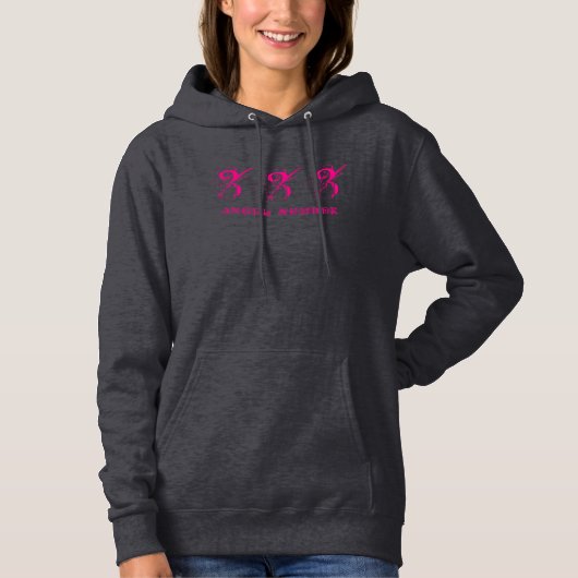 Synthetisch, roze - hoodie (Voorkant)