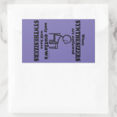 Synthétiseurs Interdit Sticker Rectangulaire (Sac)