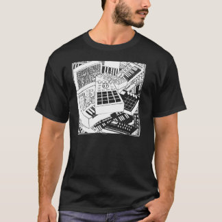Synthétiseurs Pour Le Pullover De Musicien Électro