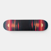 Synthgolf-rood Zee en  zonnebank Skateboard (Horizontaal)
