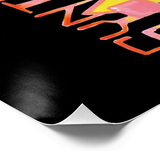 Synthpop Muse 80s Nostalgie Poster Perfect Poster (Hoek)