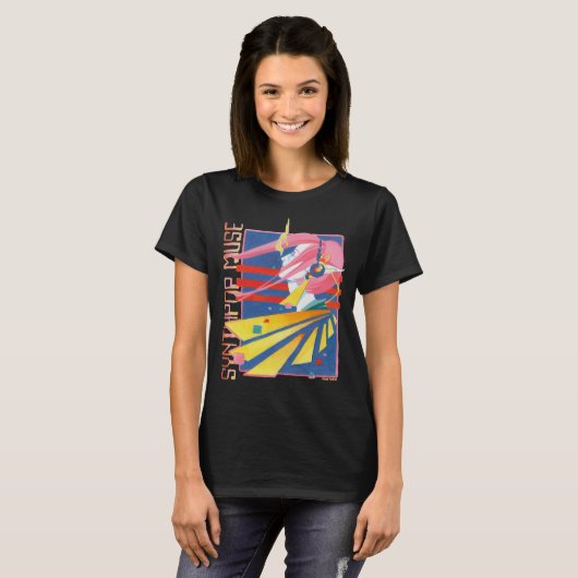 Synthpop Muse 80s Nostalgie T-shirt (Voorkant volledig)