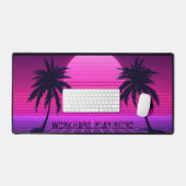 Synthwave Coucher de Soleil Rétro Esthétique 80s G (Clavier et souris)