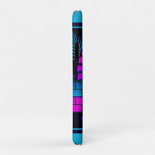 Synthwave Farao Case-Mate iPhone Case (Achterkant/rechts)
