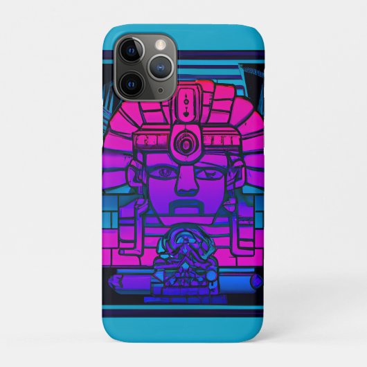 Synthwave Farao Case-Mate iPhone Case (Achterkant)