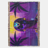 Synthwave Farao Deken (Voorkant Verticaal)