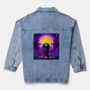 Synthwave Farao Denim Jacket