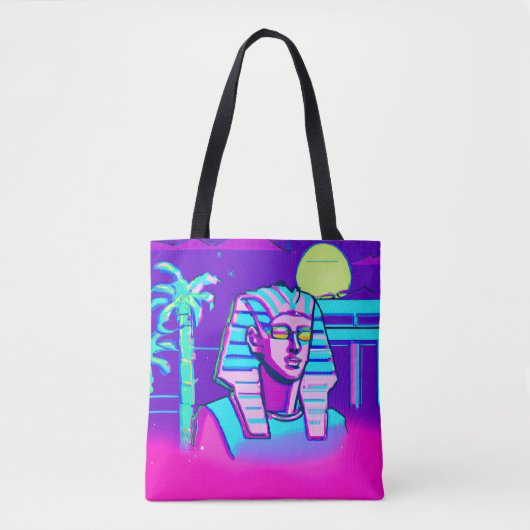 Synthwave Farao Draagtas (Voorkant)