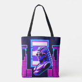 Synthwave Farao Draagtas (Achterkant)