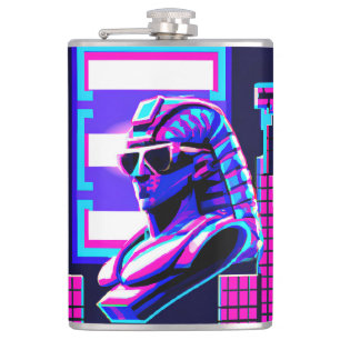Synthwave Farao Heupfles