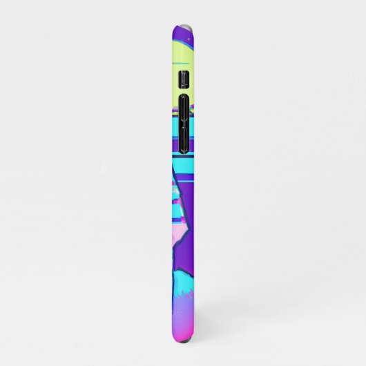 Synthwave Farao iPhone Hoesje (Linkerkant)