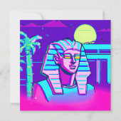 Synthwave Farao Kaart (Achterkant)