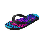 Synthwave Farao Kinder Teenslippers (Schuin)