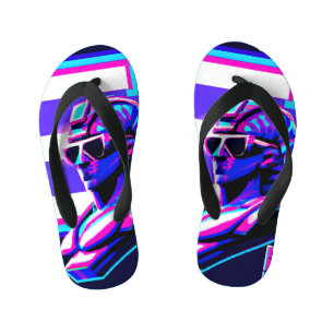 Synthwave Farao Kinder Teenslippers