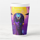 Synthwave Farao Latte Mok (Voorkant)