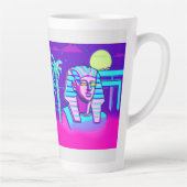 Synthwave Farao Latte Mok (Rechts)