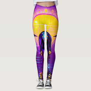 Synthwave Farao Leggings
