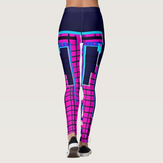Synthwave Farao Leggings (Achterkant)