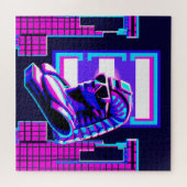Synthwave Farao Legpuzzel (Horizontaal)