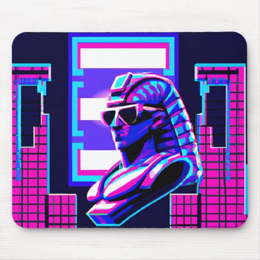 Synthwave Farao Muismat (Voorkant)