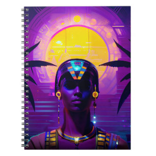 Synthwave Farao Notitieboek