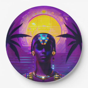 Synthwave Farao Papieren Bordje