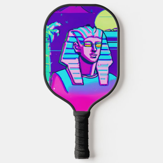 Synthwave Farao Pickleball Paddle (Voorkant)