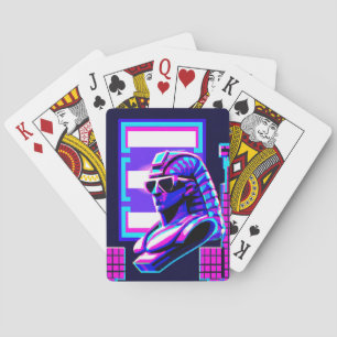 Synthwave Farao Pokerkaarten