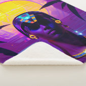 Synthwave Farao Sherpa Deken (3/4)