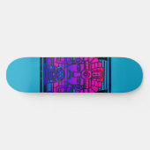 Synthwave Farao Skateboard (Horizontaal)