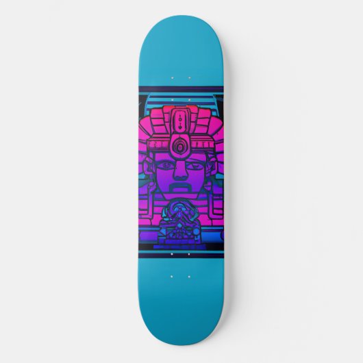 Synthwave Farao Skateboard (Voorkant)