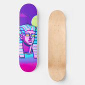 Synthwave Farao Skateboard (Voorkant)