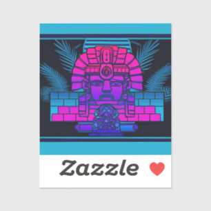 Synthwave Farao Sticker
