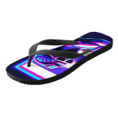 Synthwave Farao Teenslippers (Schuin)