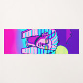 Synthwave Farao Yogamat (Voorkant (horizontaal))