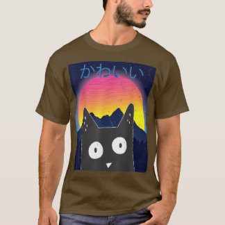 Synthwave Japan 80s Manga Harajuku Otaku Graphic A T-shirt
