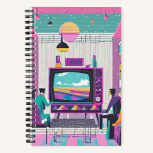 Synthwave Movie Journal Notitieboek