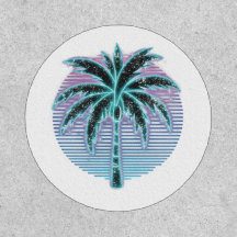 Synthwave neon palmboom