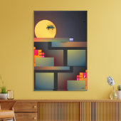 Synthwave Neurality Modernist II Canvas Afdruk (Insitu (Woonkamer))