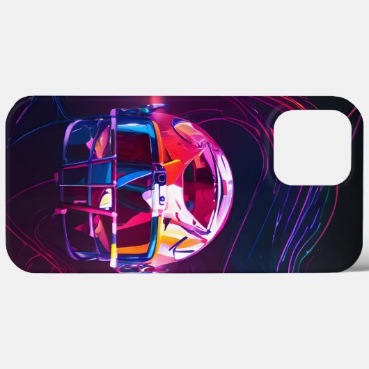 Synthwave NFL Case-Mate iPhone Case (Achterkant (horizontaal))