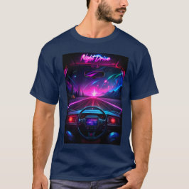 Synthwave "Night Drive" T-shirt