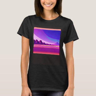Synthwave outrun retrowave futuresynth Sci Fi 31 T-shirt