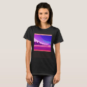 Synthwave outrun retrowave futuresynth sci fi  31 t-shirt (Voorkant volledig)