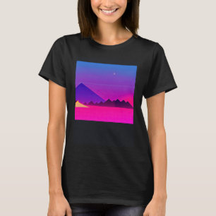 Synthwave outrun retrowave futuresynth Sci Fi 52 T-shirt