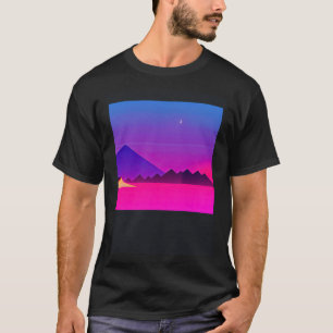 Synthwave outrun retrowave futuresynth Sci Fi 52 T-shirt
