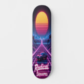 Synthwave Shred Edition 3 Skateboard (Voorkant)