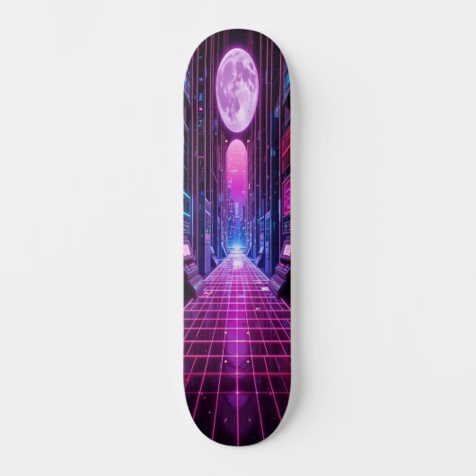 Synthwave Shred Edition 4 Skateboard (Voorkant)