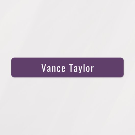 Synthwave Sunset Colors étanche Nom Étiquettes (Design 1)