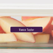 Synthwave Sunset Colors Waterproof Name Labels (Aangebracht)