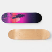 Synthwave Sunset: Edition 2 Skateboard (Horizontaal)